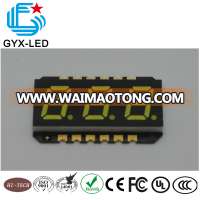 0.26inch 3 digit 7 segment numeric display SMD type white emitting color