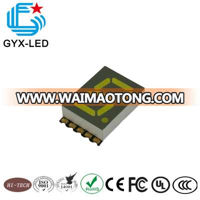 0.39 inch white emitting color single digit 7-segment SMD display